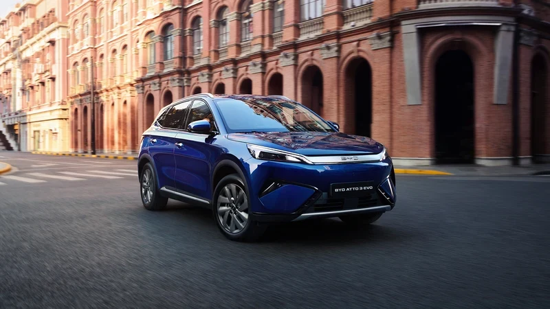 ภาพรถ BYD Atto 3 ของแท้จากสื่อทางการของผู้ผลิต ใช้ประกอบการเลือกรุ่น