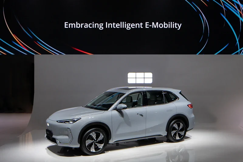 ภาพรถ Geely EX5 ของแท้จากสื่อทางการของผู้ผลิต ใช้ประกอบการเลือกรุ่น