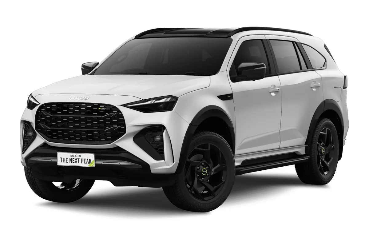 ภาพรถ Isuzu MU-X ของแท้จากสื่อทางการของผู้ผลิต ใช้ประกอบการเลือกไซซ์ยางให้ตรงรุ่น