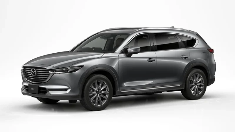 ภาพรถ Mazda CX-8 ของแท้จากสื่อทางการของผู้ผลิต ใช้ประกอบการเลือกไซซ์ยางให้ตรงรุ่น
