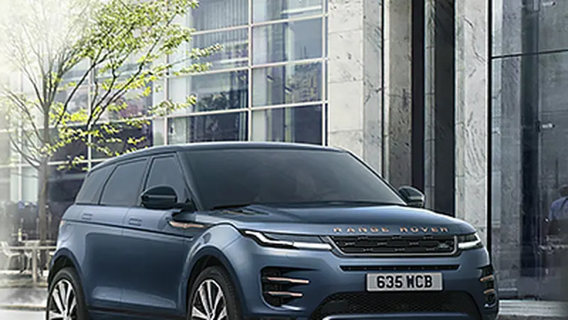 ภาพรถ Range Rover Evoque ของแท้จากสื่อทางการของผู้ผลิต ใช้ประกอบการเลือกไซซ์ยางให้ตรงรุ่น