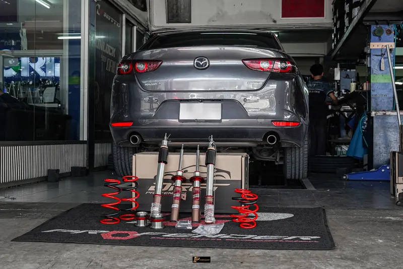 Mazda 3 BP ติดตั้งชุดโช้ค Profender DRIFT ที่ร้าน TAIRODGROUP นนทบุรี