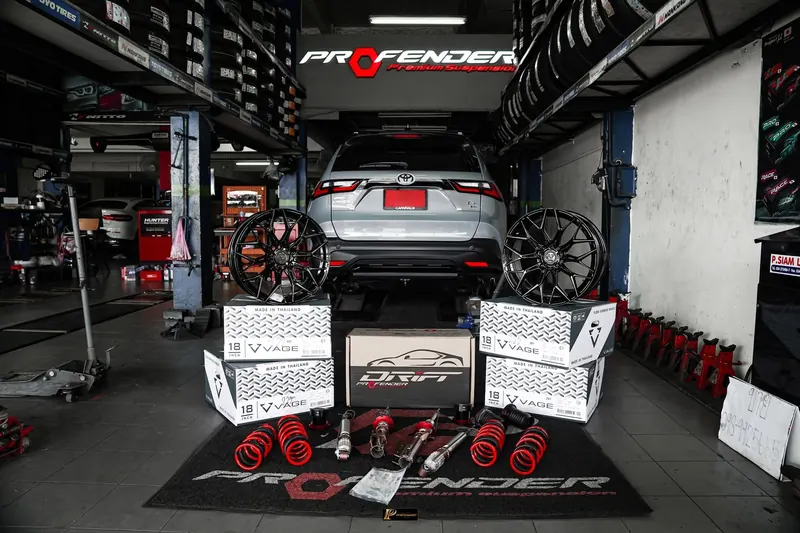 Toyota Yaris Cross กับกล่องชุดโช้ค Profender DRIFT ที่ร้าน TAIRODGROUP