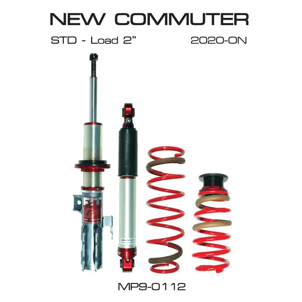 ภาพทางการชุดโช้ค Profender สำหรับ Toyota New Commuter ปี 2020 ขึ้นไป STD-Load 2 นิ้ว รหัส MP9-0112