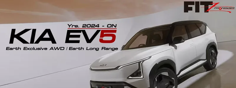 ภาพทางการโช้ค Profender FITZ สำหรับ Kia EV5 Earth Exclusive AWD และ Earth Long Range ปี 2024 ขึ้นไป