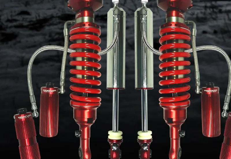 ชุดโช้ค Profender TUNE Series ของ GWM Tank 500 Diesel พร้อมกระบอกซับแท็งก์ต่อสาย